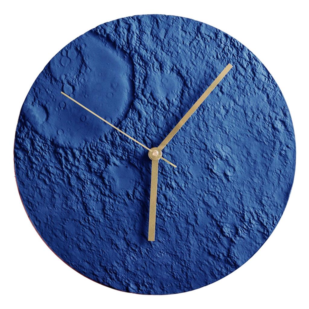 Resin Art Clock - Harz-Dekorationsanhängeruhr im nordischen Design, rund, Kunstobjekt