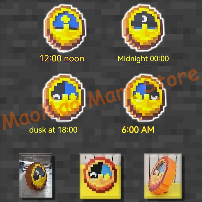 Schicke Retro-Pixel-Kunst-Stil – Resin Art Clock Bewertung und Preis
