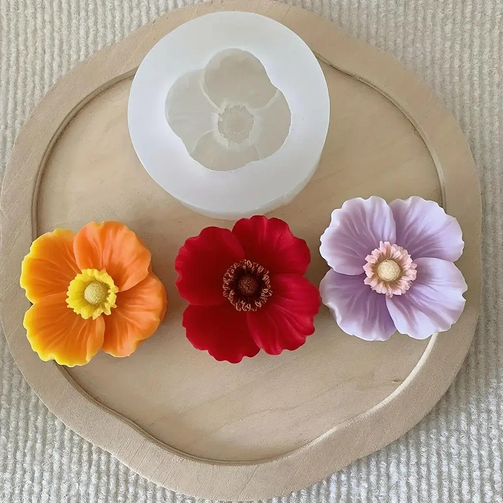 Blumen-Silikonform für Kerzen, – Resin Art Clay Bewertung und Preis