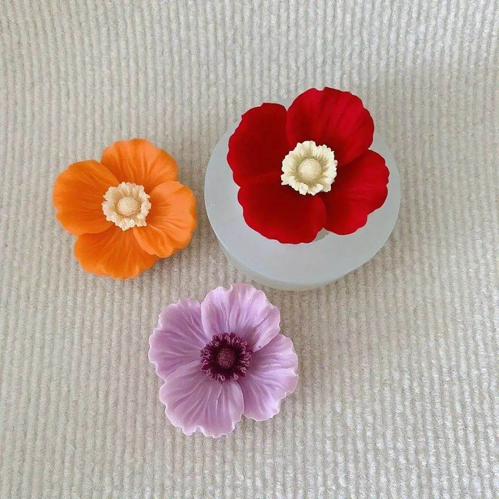 Blumen-Silikonform für Kerzen, – Resin Art Clay Bewertung und Preis