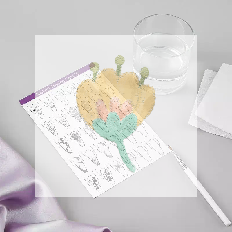 Nail-Art-Linien-Übungspapier,  – Resin Art Training Bewertung und Preis
