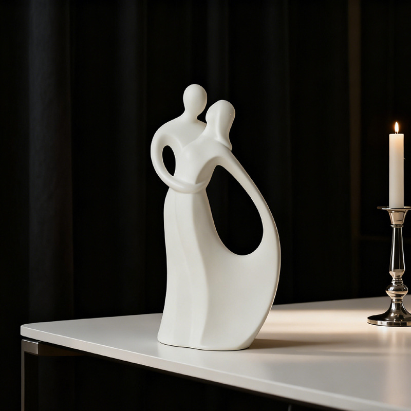 Nordische Keramik-Skulptur von – Resin Art Wedding Gift Bewertung und Preis