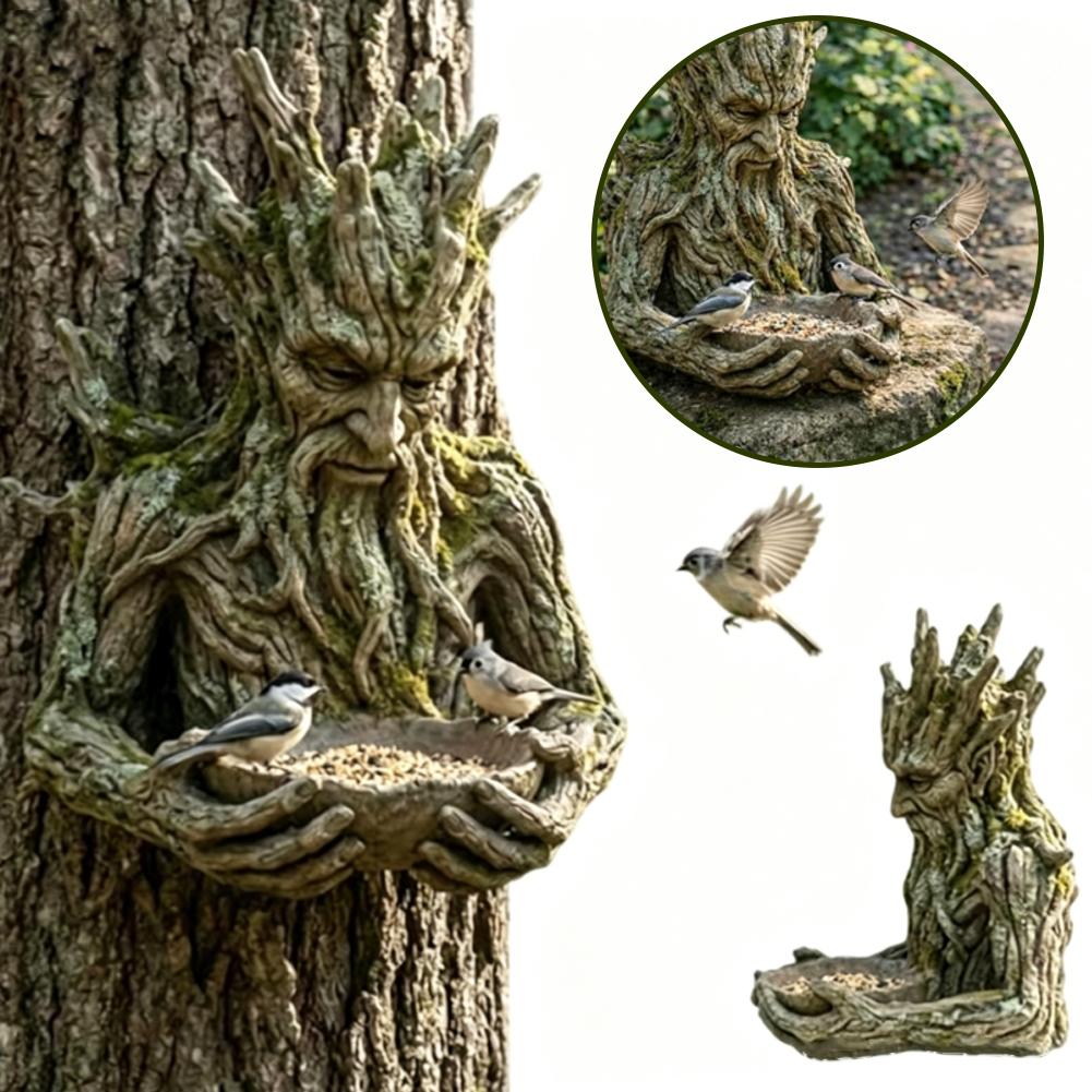 Am Baum montierter Vogelfutter – Resin Art On Wood Bewertung und Preis